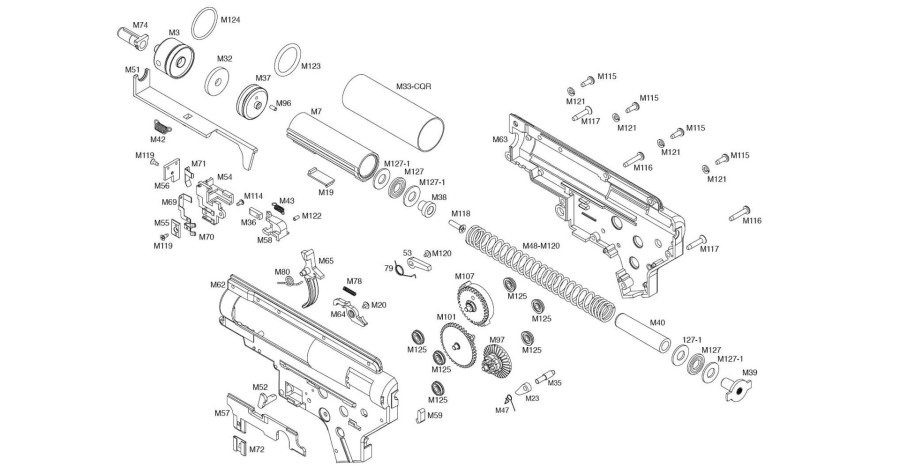 Vista Explodida Gearbox V2